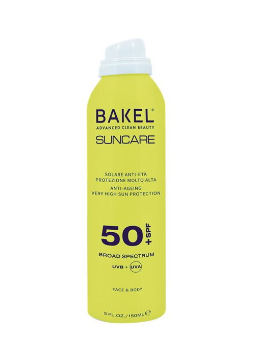 SPRAY VISO E CORPO SPF 50+Solare Anti-età Protezione Molto Alta BAKEL | BRPC0214150MLSOLARESPRAY-SPF50+