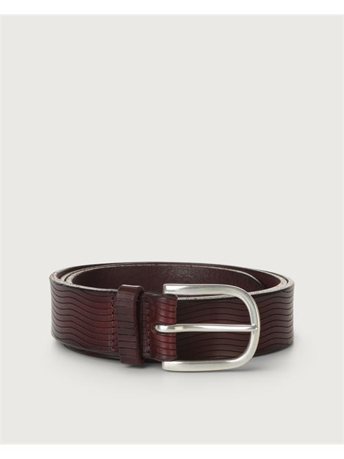 Cintura Bull Soft in cuoio motivo onda ORCIANI | U08134BUSTMO