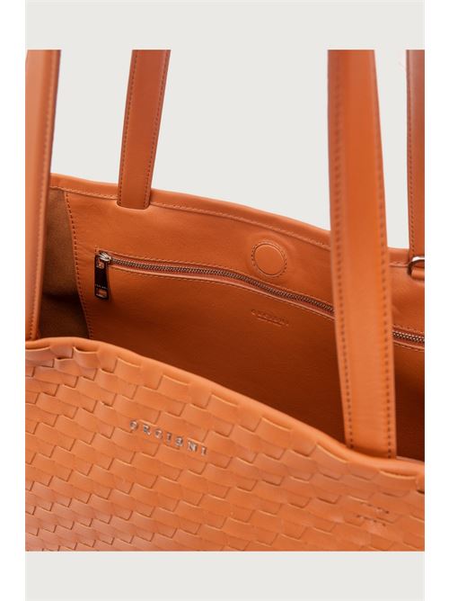 Tote bag Tata Nappa Woven a spalla in pelle ORCIANI | B02187NWOAMB