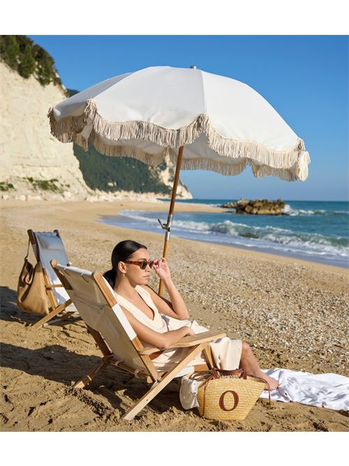 Borsa Macellara Tropea a spalla in paglia intrecciata ORCIANI | B02196TRPCUO