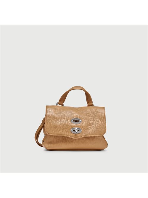 BORSA POSTINA® BABY IN PELLE MARTELLATA BROWN CANTUCCI ZANELLATO | 068010-0040000BABYZ0294