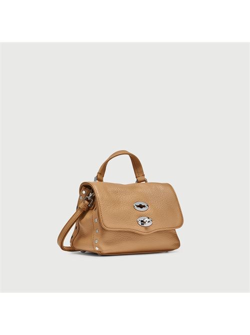 BORSA POSTINA® BABY IN PELLE MARTELLATA BROWN CANTUCCI ZANELLATO | 068010-0040000BABYZ0294