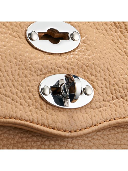 BORSA POSTINA® BABY IN PELLE MARTELLATA BROWN CANTUCCI ZANELLATO | 068010-0040000BABYZ0294