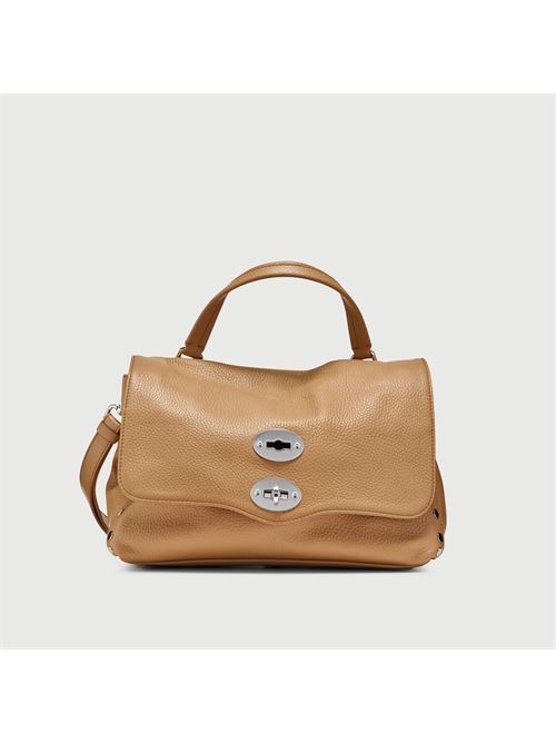 BORSA POSTINA® SMALL IN PELLE MARTELLATA BROWN CANTUCCI ZANELLATO | 068010-0040000SZ0294