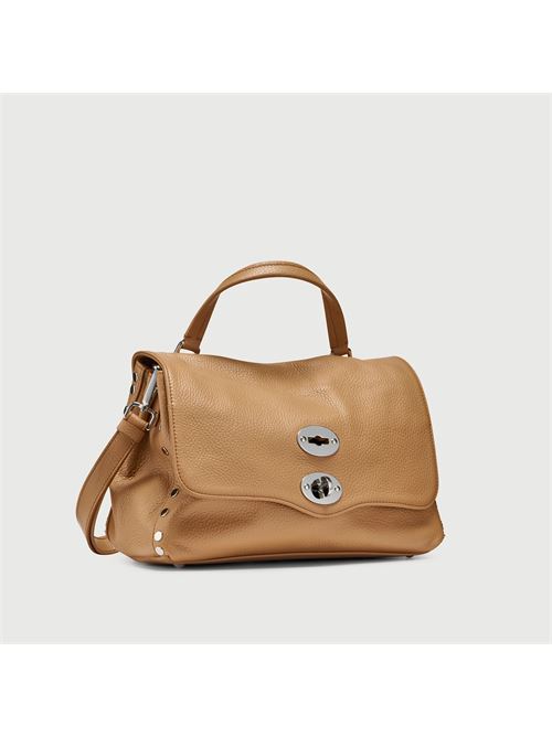BORSA POSTINA® SMALL IN PELLE MARTELLATA BROWN CANTUCCI ZANELLATO | 068010-0040000SZ0294