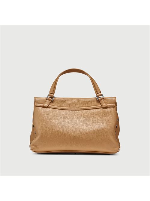 BORSA POSTINA® SMALL IN PELLE MARTELLATA BROWN CANTUCCI ZANELLATO | 068010-0040000SZ0294