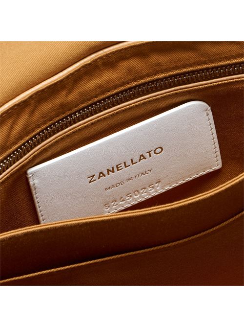 BORSA POSTINA® SMALL IN PELLE MARTELLATA BROWN CANTUCCI ZANELLATO | 068010-0040000SZ0294