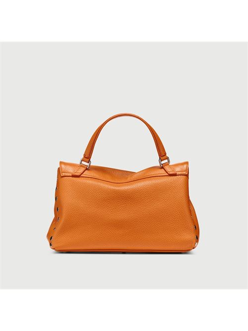 BORSA POSTINA® SMALL IN PELLE MARTELLATA ORANGE SPUMA ZANELLATO | 068010-0040000SZ0301