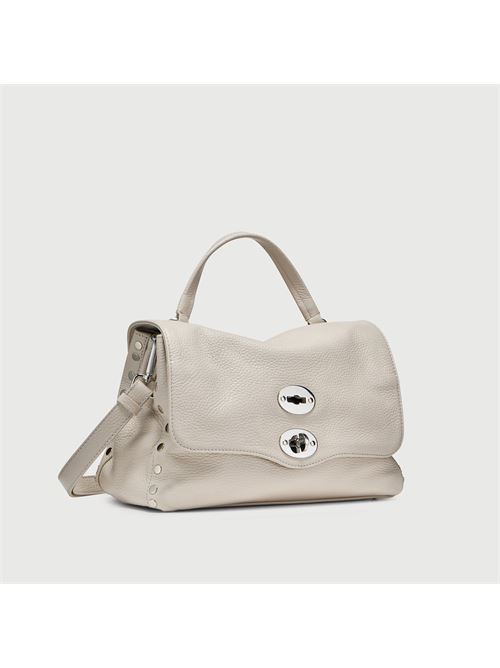 BORSA POSTINA® SMALL IN PELLE MARTELLATA BIANCA ZANELLATO | 068010-0040000SZ1190