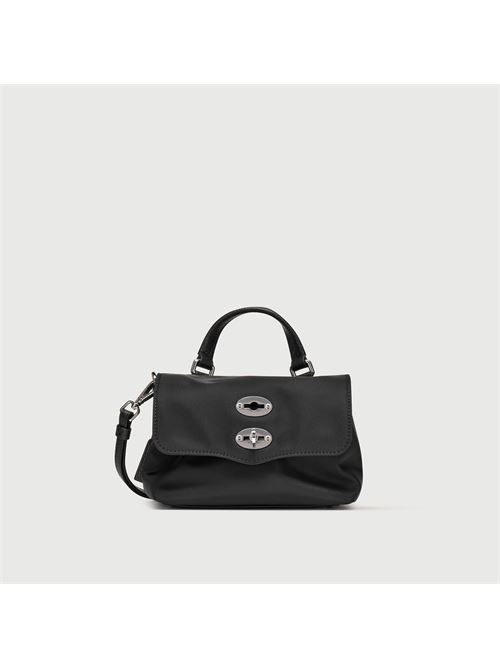 BORSA POSTINA® BABY IN TESSUTO NYLON BLACK NERO ZANELLATO | 068010-2000000BABYZ0001
