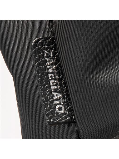 BORSA POSTINA® BABY IN TESSUTO NYLON BLACK NERO ZANELLATO | 068010-2000000BABYZ0001