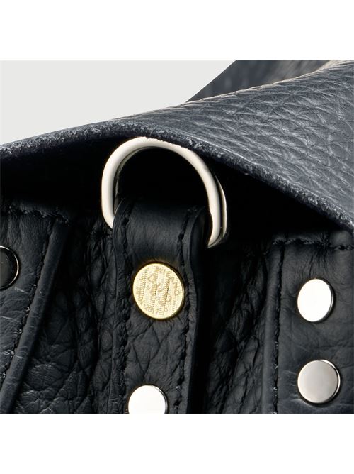BORSA POSTINA® BABY IN PELLE MARTELLATA BLUE SARDINIA ZANELLATO | 068090-1120000BABYZ0585