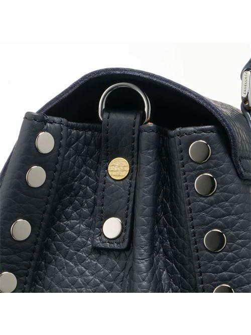 BORSA POSTINA® SMALL IN PELLE MARTELLATA BLUE SARDINIA ZANELLATO | 068090-1120000SZ0585