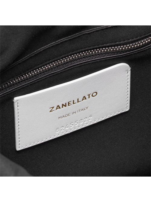 BORSA A' SPASSO® MEDIUM IN PELLE LISCIA BLACK LAVAGNA ZANELLATO | 068790-1910000MZ0001
