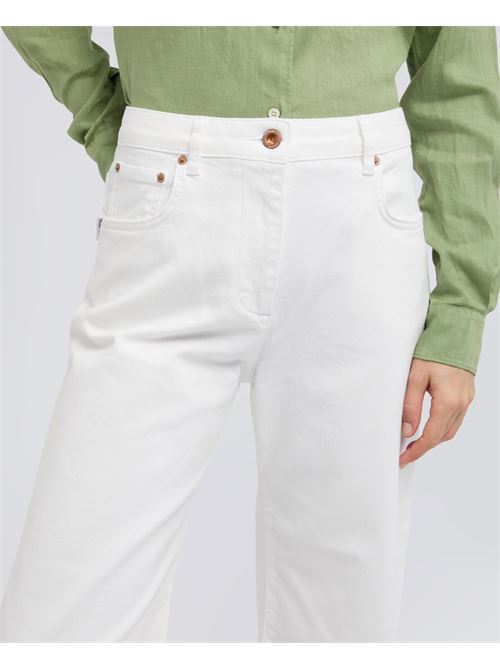 PANTALONE IN DENIM DI COTONE - BIANCO ASPESI | 0119D03485071