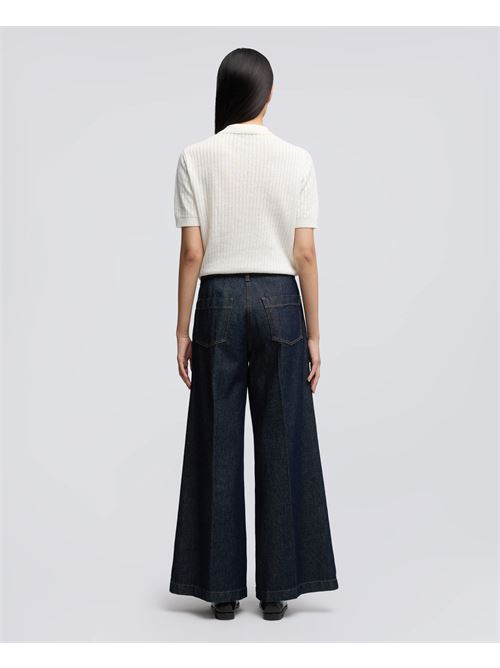 PANTALONE WIDE LEG IN DENIM - DENIM ASPESI | 0160G37101998