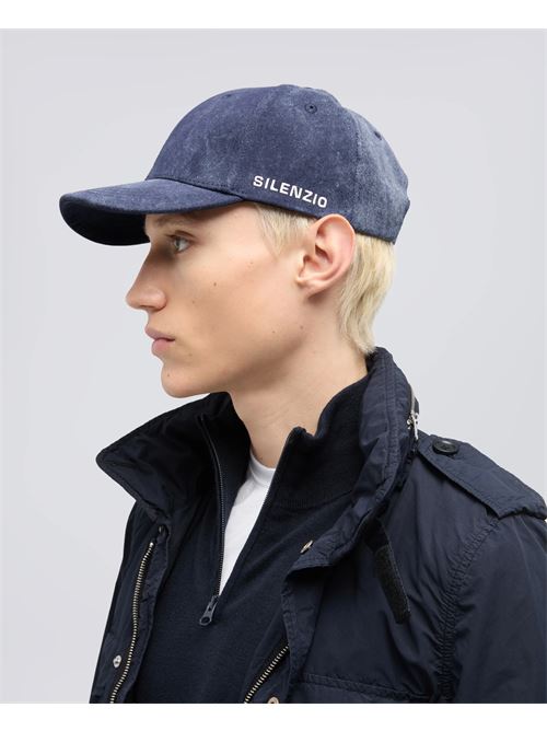 CAPPELLO IN COTONE CON SCRITTA SILENZIO - NAVY ASPESI | 2C01B03201098
