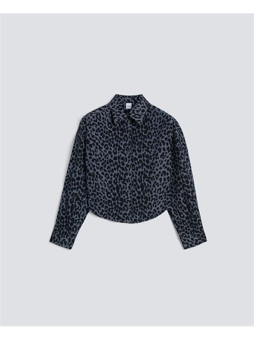CAMICIA IN CHAMBRAY DI COTONE GIAPPONESE STAMPATO - ANIMALIER ASPESI | 5405D08970998