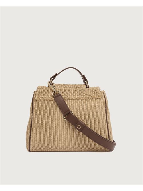Borsa Sveva Zanzibar Small a mano in tessuto e pelle ORCIANI | B01999ZNZBIS