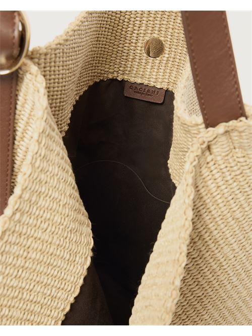 Borsa Todo Zanzibar Large a spalla in tessuto e pelle ORCIANI | B02194ZNZBIS