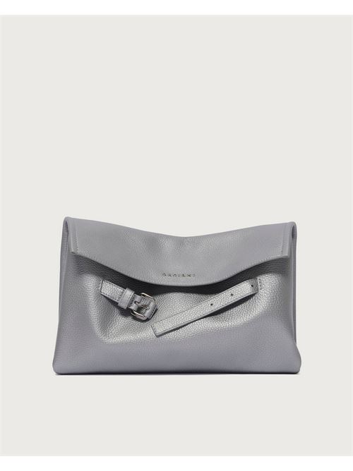 Borsa Venus Clutch Silver a mano in pelle martellata ORCIANI | B02213SLVSLV
