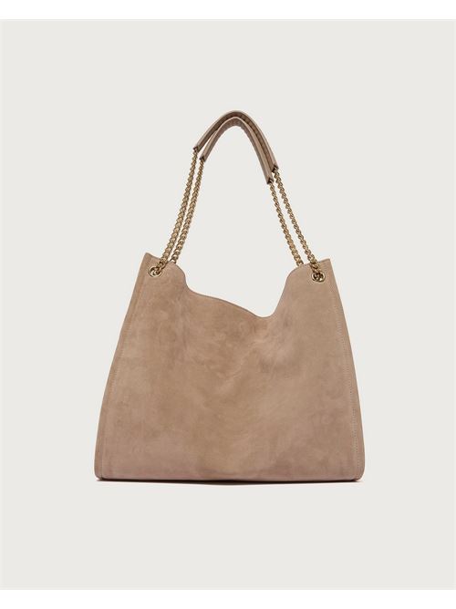 Borsa Venus Hobo Peach a spalla in suede ORCIANI | B02216PEASAB