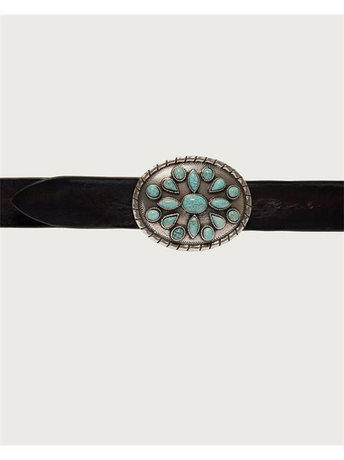 Cintura Western Bull Soft in cuoio 4 cm ORCIANI | D10483BUSTMO