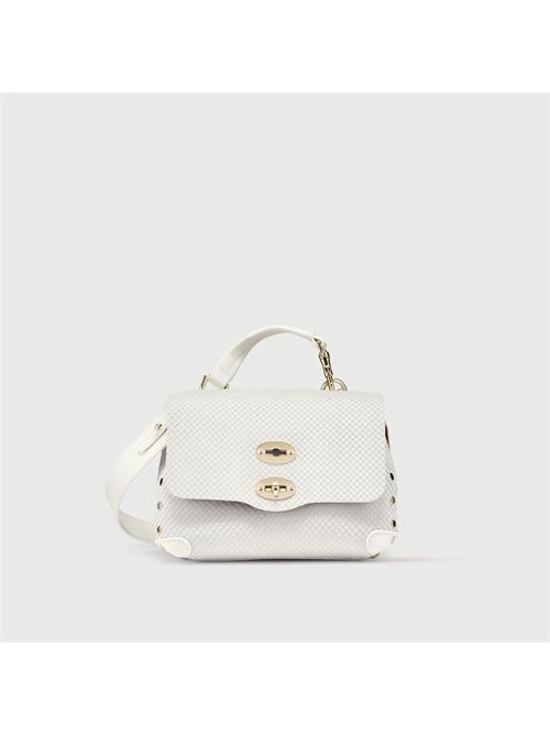 BORSA POSTINA® BABY IN PELLE CASSATA AMORETTO BIANCO ZANELLATO | 068000-2200000BABYZ1196
