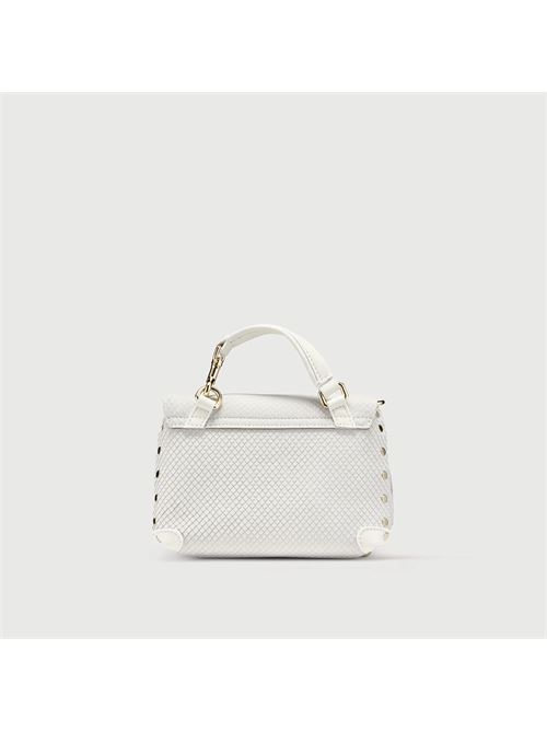 BORSA POSTINA® BABY IN PELLE CASSATA AMORETTO BIANCO ZANELLATO | 068000-2200000BABYZ1196