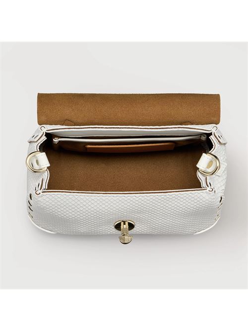 BORSA POSTINA® BABY IN PELLE CASSATA AMORETTO BIANCO ZANELLATO | 068000-2200000BABYZ1196