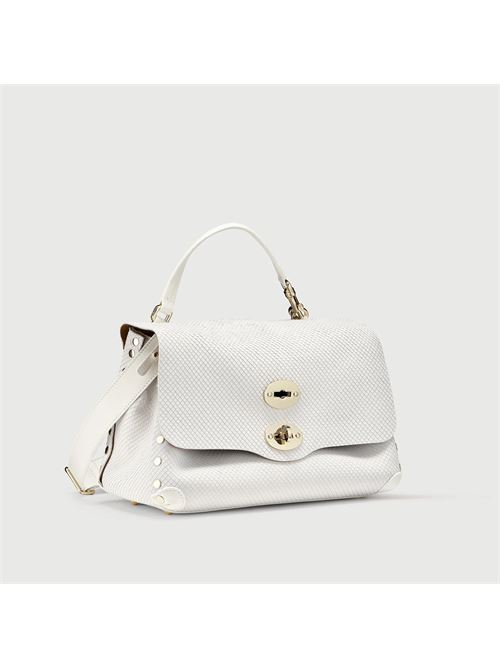 BORSA POSTINA® PICCOLA SMALL IN PELLE AMORETTO BIANCO CASSATA ZANELLATO | 068000-2200000SZ1196