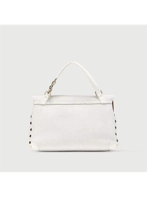 BORSA POSTINA® PICCOLA SMALL IN PELLE AMORETTO BIANCO CASSATA ZANELLATO | 068000-2200000SZ1196
