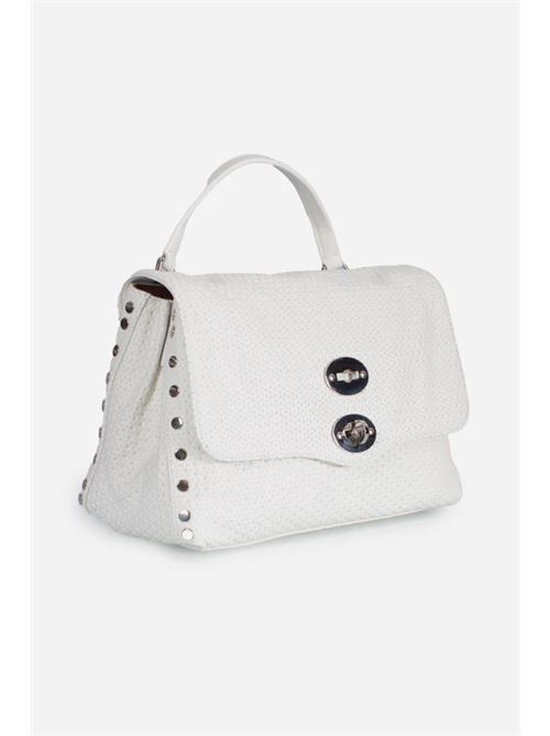 BORSA POSTINA® PICCOLA SMALL IN PELLE VENISSA HOME SPECIAL WHITE CIMA ZANELLATO | 068010-2190000SZ1170