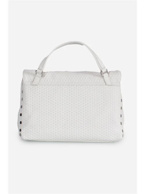 BORSA POSTINA® PICCOLA SMALL IN PELLE VENISSA HOME SPECIAL WHITE CIMA ZANELLATO | 068010-2190000SZ1170