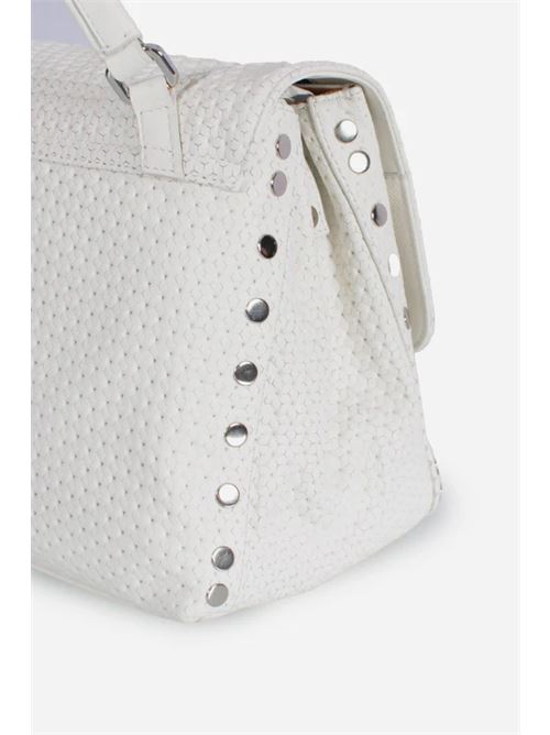BORSA POSTINA® PICCOLA SMALL IN PELLE VENISSA HOME SPECIAL WHITE CIMA ZANELLATO | 068010-2190000SZ1170