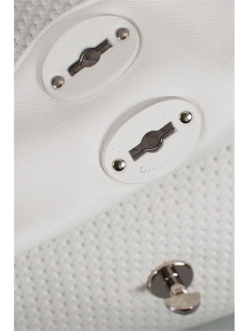 BORSA POSTINA® PICCOLA SMALL IN PELLE VENISSA HOME SPECIAL WHITE CIMA ZANELLATO | 068010-2190000SZ1170