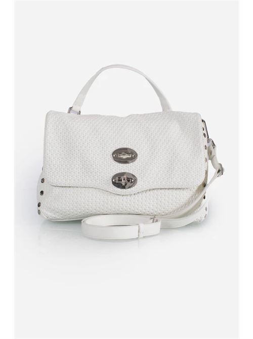 BORSA POSTINA® PICCOLA SMALL IN PELLE VENISSA HOME SPECIAL WHITE CIMA ZANELLATO | 068010-2190000SZ1170